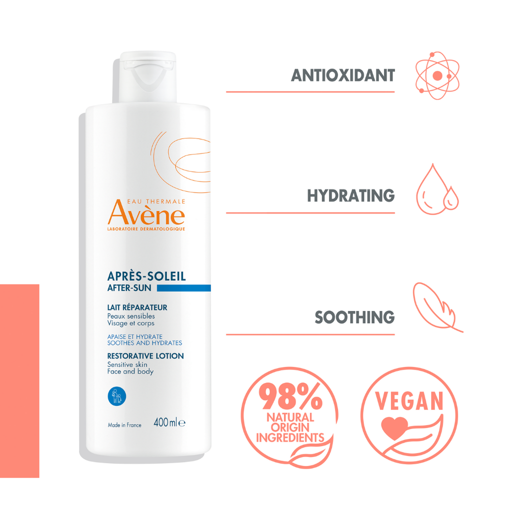 Buy Avène Cleanance Sunscreen SPF 50+ Get Avène After Sun Repair Lotion travel size 50ml | Light Weight & Invisible Oily Skin Sunscreen and After Sun Lotion