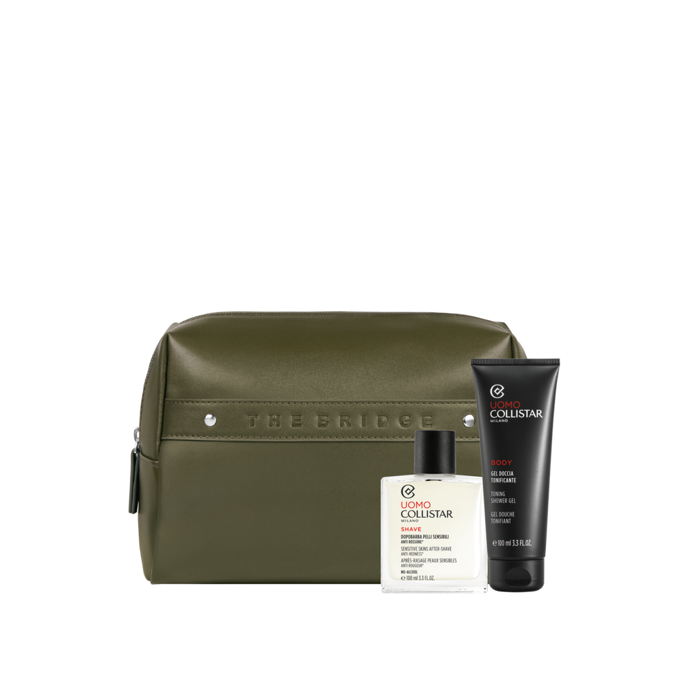 Sensitive skin After-shave Toning Lotion 100ml + Toning Shower Gel 100ml + Pouch