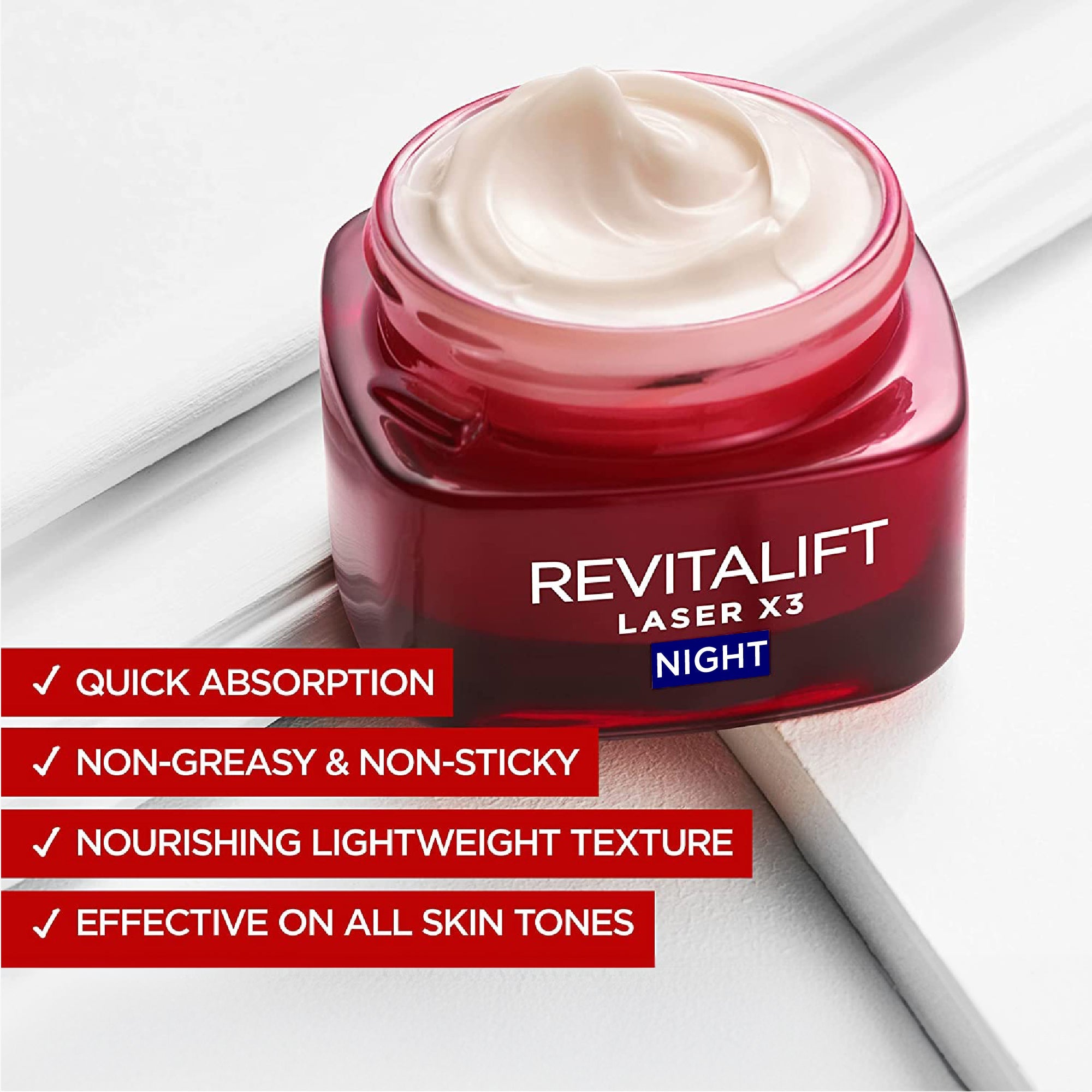 Revitalift Laser Renew Anti-ageing Night Cream